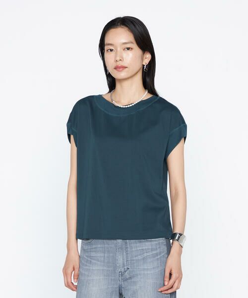 COMME CA PLATINUM / コムサ・プラチナ Tシャツ | スビンプラチナムスムース ボートネックTシャツ | 詳細19