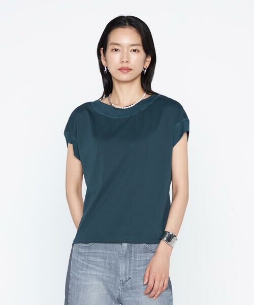 COMME CA PLATINUM / コムサ・プラチナ Tシャツ | スビンプラチナムスムース ボートネックTシャツ | 詳細20