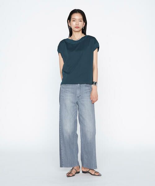 COMME CA PLATINUM / コムサ・プラチナ Tシャツ | スビンプラチナムスムース ボートネックTシャツ | 詳細16