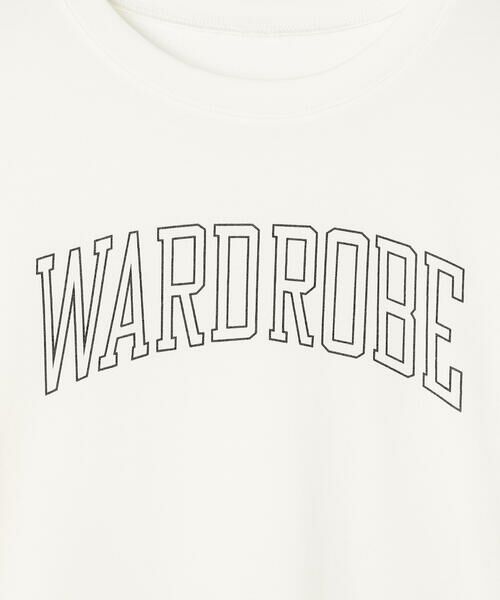 COMME CA PLATINUM / コムサ・プラチナ Tシャツ | ヴィンテージプレーティング天竺 ロゴプリントTシャツ | 詳細12