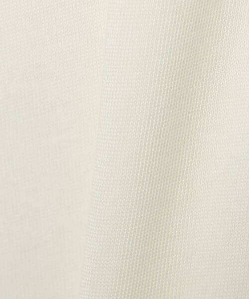 COMME CA PLATINUM / コムサ・プラチナ Tシャツ | ヴィンテージプレーティング天竺 ロゴプリントTシャツ | 詳細13