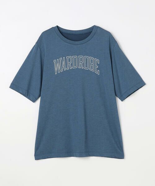 COMME CA PLATINUM / コムサ・プラチナ Tシャツ | ヴィンテージプレーティング天竺 ロゴプリントTシャツ | 詳細27