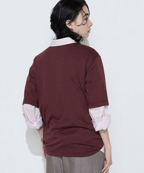 COMME CA PLATINUM / コムサ・プラチナ Tシャツ | 〔 +サイズ 〕 ヴィンテージプレーティング天竺 ロゴプリントTシャツ | 詳細18