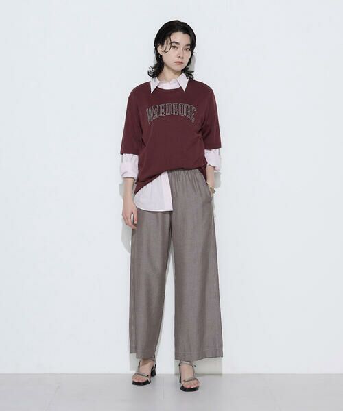 COMME CA PLATINUM / コムサ・プラチナ Tシャツ | 〔 +サイズ 〕 ヴィンテージプレーティング天竺 ロゴプリントTシャツ | 詳細15