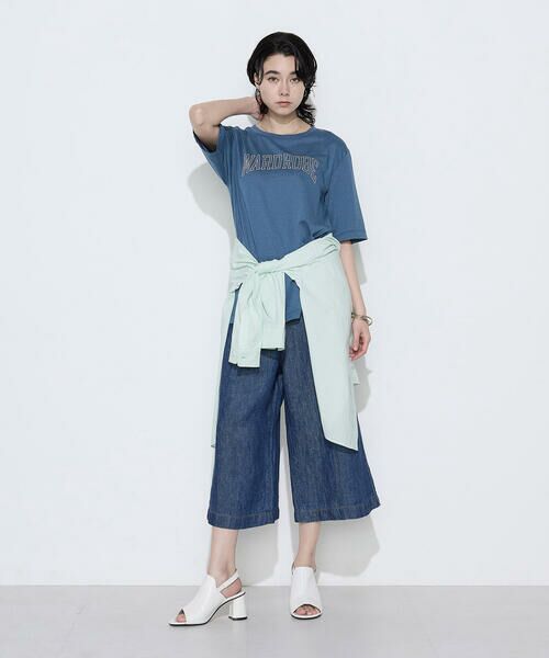 COMME CA PLATINUM / コムサ・プラチナ Tシャツ | 〔 +サイズ 〕 ヴィンテージプレーティング天竺 ロゴプリントTシャツ | 詳細23