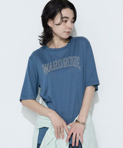 COMME CA PLATINUM / コムサ・プラチナ Tシャツ | 〔 +サイズ 〕 ヴィンテージプレーティング天竺 ロゴプリントTシャツ | 詳細24