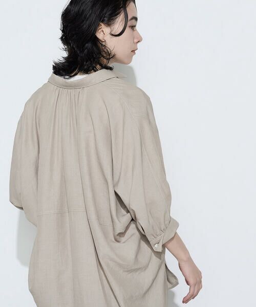 COMME CA PLATINUM / コムサ・プラチナ シャツ・ブラウス | オトナシャンブレー たっぷりシャツ | 詳細19