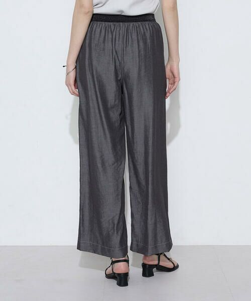 COMME CA PLATINUM / コムサ・プラチナ その他パンツ | オトナシャンブレー タックワイドパンツ | 詳細3