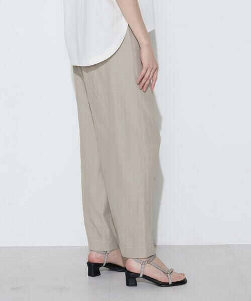 COMME CA PLATINUM / コムサ・プラチナ その他パンツ | オトナシャンブレー タックワイドパンツ | 詳細20