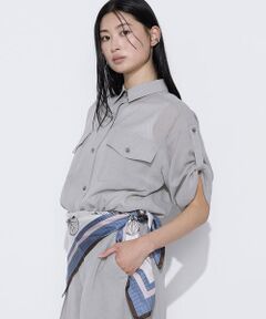 COMME CA PLATINUM / コムサ・プラチナ シャツ・ブラウス | 【セットアップ対応】トリアセクールスラブ シャツ