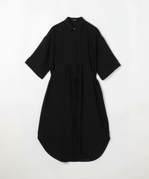 COMME CA PLATINUM / コムサ・プラチナ ロング・マキシ丈ワンピース | 【セットアップ対応】トリアセクールスラブ シャツワンピース | 詳細16