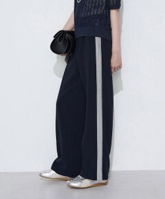 COMME CA PLATINUM / コムサ・プラチナ その他パンツ | ストレッチダブルクロス トラックパンツ