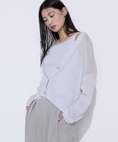 COMME CA PLATINUM / コムサ・プラチナ その他トップス | 接触冷感 アンサンブルニット
