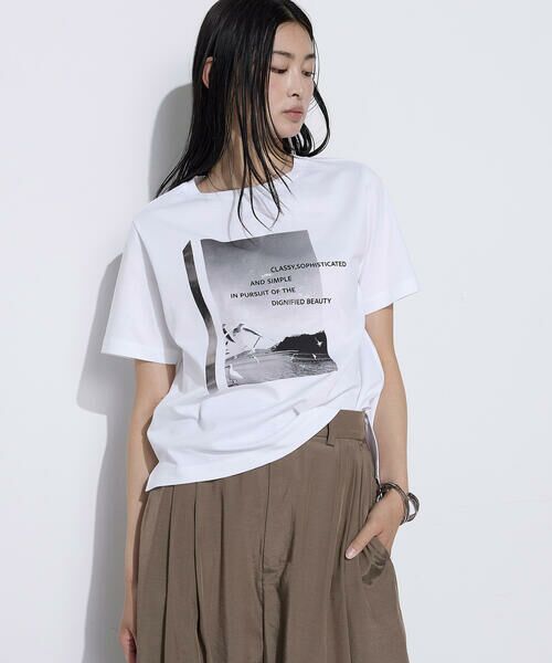 COMME CA PLATINUM / コムサ・プラチナ Tシャツ | スーピマコットンポンチ Tシャツ | 詳細4