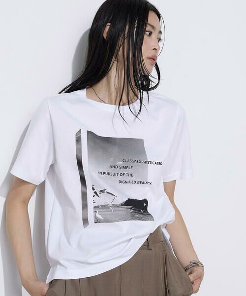 COMME CA PLATINUM / コムサ・プラチナ Tシャツ | スーピマコットンポンチ Tシャツ | 詳細8
