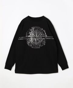 COMME CA PLATINUM / コムサ・プラチナ Tシャツ | コットンハイゲージポンチ ロゴプルオーバー