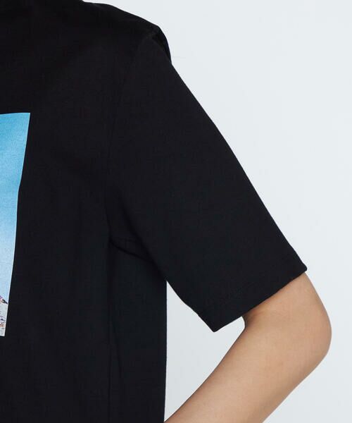 COMME CA PLATINUM / コムサ・プラチナ Tシャツ | スビンプラチナム天竺 フォトプリントTシャツ | 詳細10