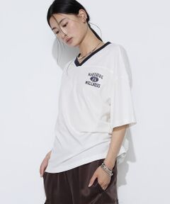 COMME CA PLATINUM / コムサ・プラチナ Tシャツ | ヴィンテージレアルツイストライト プリントTシャツ