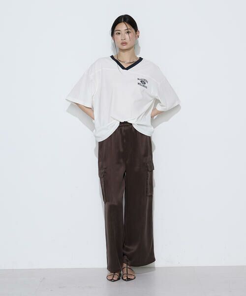 COMME CA PLATINUM / コムサ・プラチナ Tシャツ | ヴィンテージレアルツイストライト プリントTシャツ | 詳細1