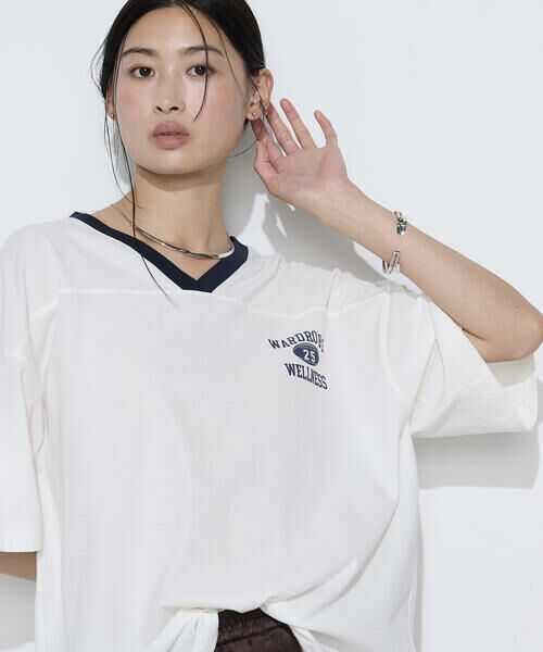 COMME CA PLATINUM / コムサ・プラチナ Tシャツ | ヴィンテージレアルツイストライト プリントTシャツ | 詳細3