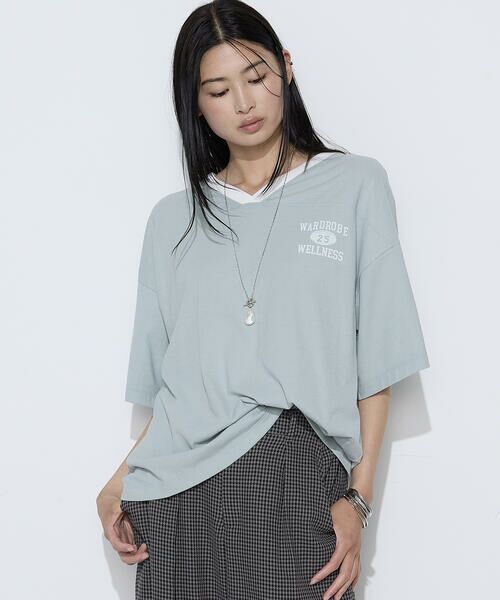 COMME CA PLATINUM / コムサ・プラチナ Tシャツ | ヴィンテージレアルツイストライト プリントTシャツ | 詳細23