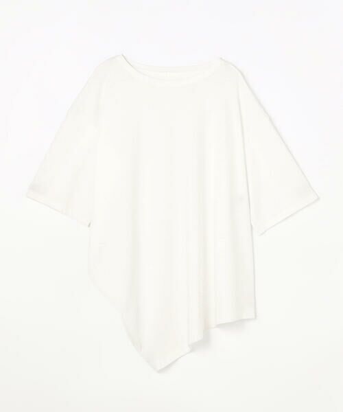 COMME CA PLATINUM / コムサ・プラチナ Tシャツ | ドライスムース/スーピマバイオスムース アシンメトリーTシャツ | 詳細7
