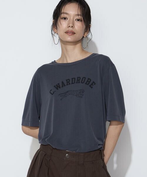 COMME CA PLATINUM / コムサ・プラチナ Tシャツ | フィブリル天竺 ジャガープリントTシャツ | 詳細12