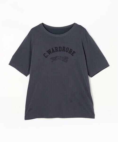 COMME CA PLATINUM / コムサ・プラチナ Tシャツ | フィブリル天竺 ジャガープリントTシャツ | 詳細16
