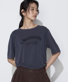 COMME CA PLATINUM / コムサ・プラチナ Tシャツ | 〔 +サイズ 〕 フィブリル天竺 ジャガープリントTシャツ