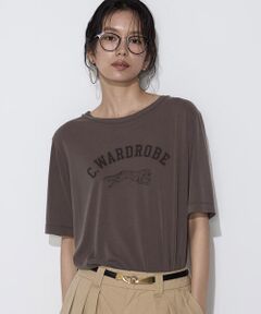 COMME CA PLATINUM / コムサ・プラチナ Tシャツ | 〔 +サイズ 〕 フィブリル天竺 ジャガープリントTシャツ