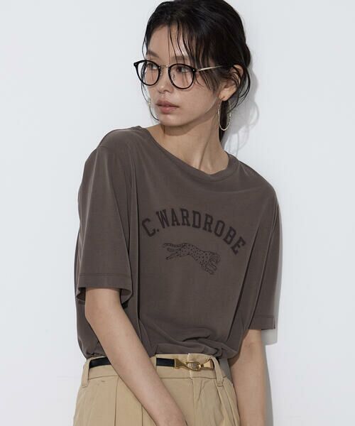COMME CA PLATINUM / コムサ・プラチナ Tシャツ | 〔 +サイズ 〕 フィブリル天竺 ジャガープリントTシャツ | 詳細27