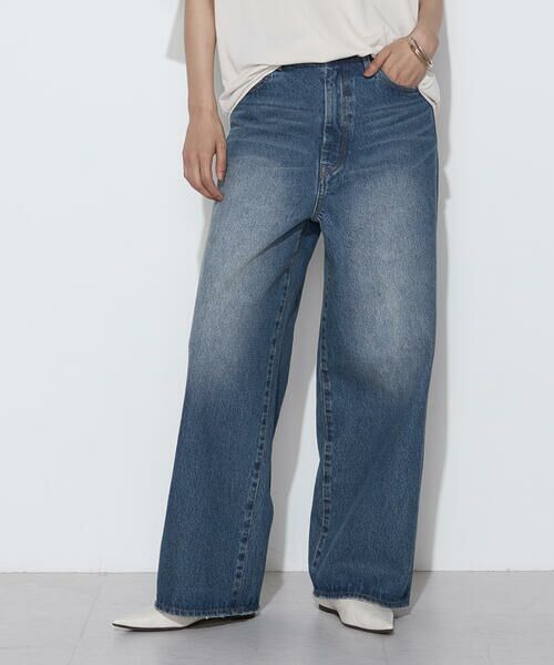 COMME CA PLATINUM / コムサ・プラチナ デニムパンツ | 〔 +サイズ 〕 12oz デニムパンツ（09:インディゴ）