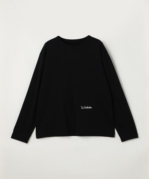 COMME CA PLATINUM / コムサ・プラチナ Tシャツ | スビンコットン100/2天竺 刺繍入りロンT | 詳細17