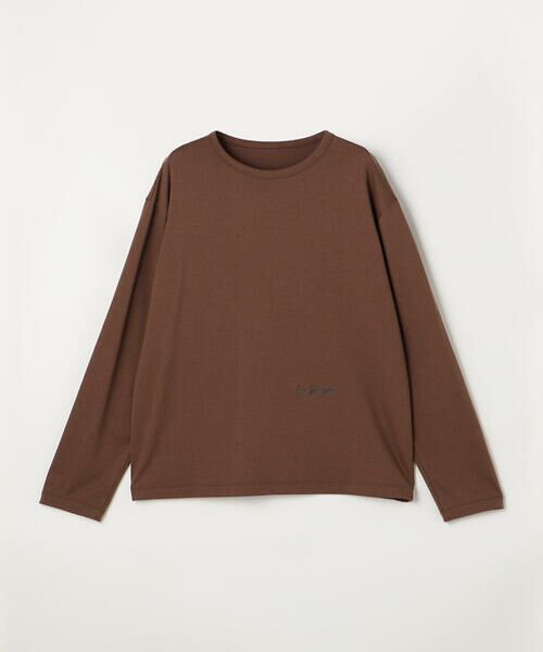 COMME CA PLATINUM / コムサ・プラチナ Tシャツ | スビンコットン100/2天竺 刺繍入りロンT | 詳細24