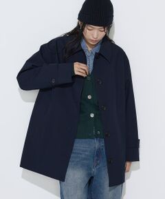 COMME CA PLATINUM / コムサ・プラチナ ステンカラーコート | 3LAYERタフタ ステンカラーコート