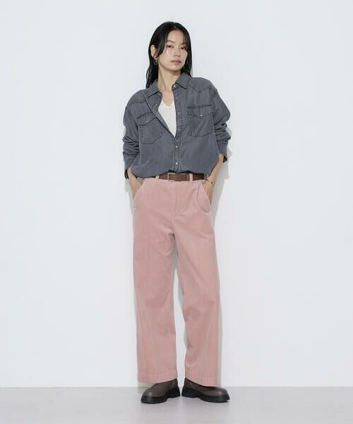 COMME CA PLATINUM / コムサ・プラチナ その他パンツ | 〔+サイズ〕【セットアップ対応】コットンコーデュロイ パンツ | 詳細1