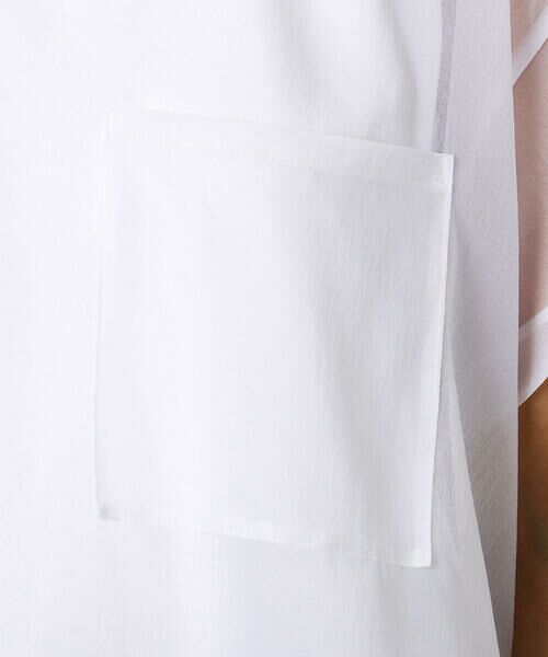 COMME CA PLATINUM S-SIZE / コムサ・プラチナ エスサイズ Tシャツ | 〔Sサイズ〕シフォンジャージー ポケット Ｔシャツ | 詳細6