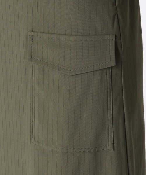COMME CA PLATINUM S-SIZE / コムサ・プラチナ エスサイズ ロング・マキシ丈スカート | 異素材プリーツ ドッキング 巻き風スカート | 詳細5