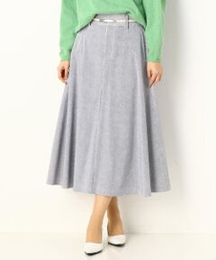 COMME CA PLATINUM S-SIZE / コムサ・プラチナ エスサイズ ロング・マキシ丈スカート | 〔Sサイズ〕 メリルハイテンションプリント フレアスカート