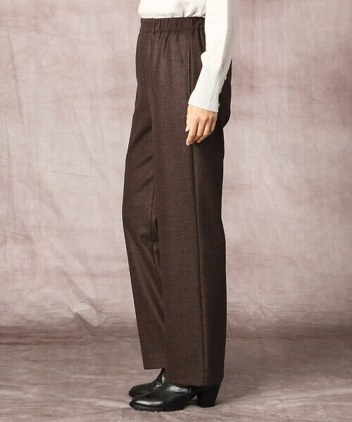 COMME CA PLATINUM S-SIZE / コムサ・プラチナ エスサイズ その他パンツ | 〔Sサイズ〕ヘリンボンジャカード ワイドパンツ | 詳細3