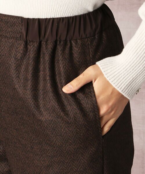 COMME CA PLATINUM S-SIZE / コムサ・プラチナ エスサイズ その他パンツ | 〔Sサイズ〕ヘリンボンジャカード ワイドパンツ | 詳細6