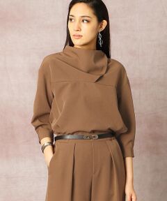 COMME CA PLATINUM S-SIZE / コムサ・プラチナ エスサイズ シャツ・ブラウス | ポリエステルストレッチダブルクロス  ブラウス