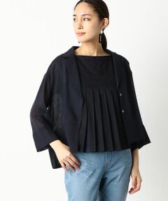 COMME CA PLATINUM S-SIZE / コムサ・プラチナ エスサイズ シャツ・ブラウス | 〔Sサイズ〕シアーリネン シャツ羽織り