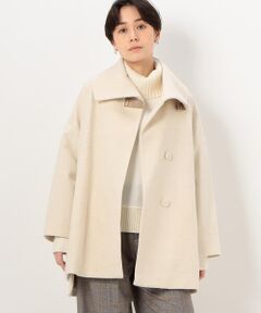 COMME CA PLATINUM S-SIZE / コムサ・プラチナ エスサイズ ダッフルコート | 〔 Sサイズ 〕 アンゴラ ポンチョコート