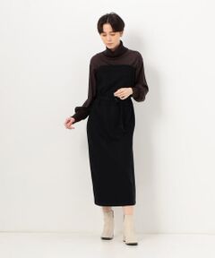 COMME CA PLATINUM S-SIZE / コムサ・プラチナ エスサイズ ドレス | 〔 Sサイズ 〕 ビスチェレイヤード風 ドレス