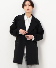 COMME CA PLATINUM S-SIZE / コムサ・プラチナ エスサイズ トレンチコート | 〔 Sサイズ 〕 ハイゲージジャージー トレンチコート