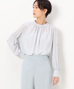 COMME CA PLATINUM S-SIZE / コムサ・プラチナ エスサイズ シャツ・ブラウス | 〔 Sサイズ 〕 ソアパールソフトツイル ブラウス