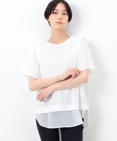 COMME CA PLATINUM S-SIZE / コムサ・プラチナ エスサイズ カットソー | 〔 Sサイズ 〕 ＴＣポンチ プルオーバー