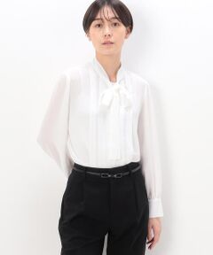 COMME CA PLATINUM S-SIZE / コムサ・プラチナ エスサイズ シャツ・ブラウス | 〔 Sサイズ 〕 トリアセテートツイル ブラウス