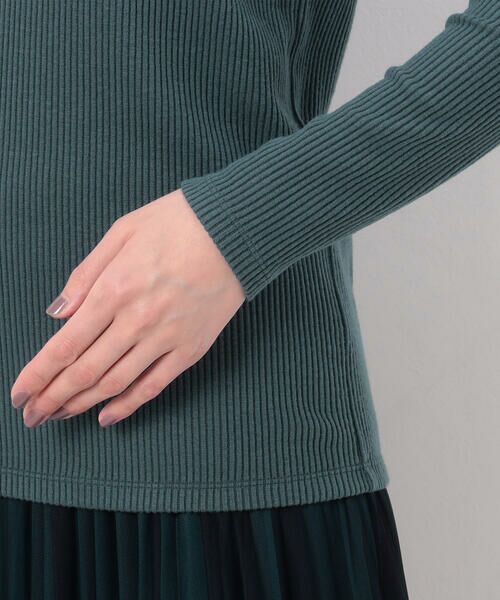 COMME CA PLATINUM S-SIZE / コムサ・プラチナ エスサイズ カットソー | 〔 Sサイズ 〕 ラグウォームリブニット ハイネックプルオーバー | 詳細20